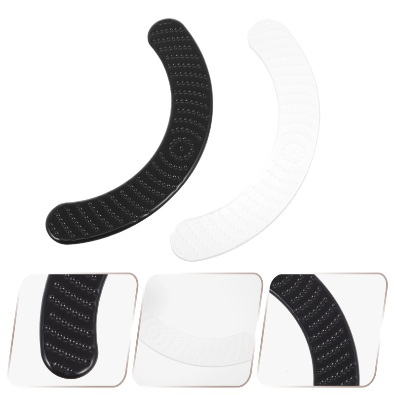 chaoshihui 2Pcs Silicone Self-adhesive Drum Snare Mute Mats Pads for Drum  (Assorted Color)